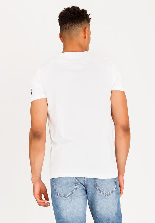 Brave Soul - Sagan Printed Cotton Tee White