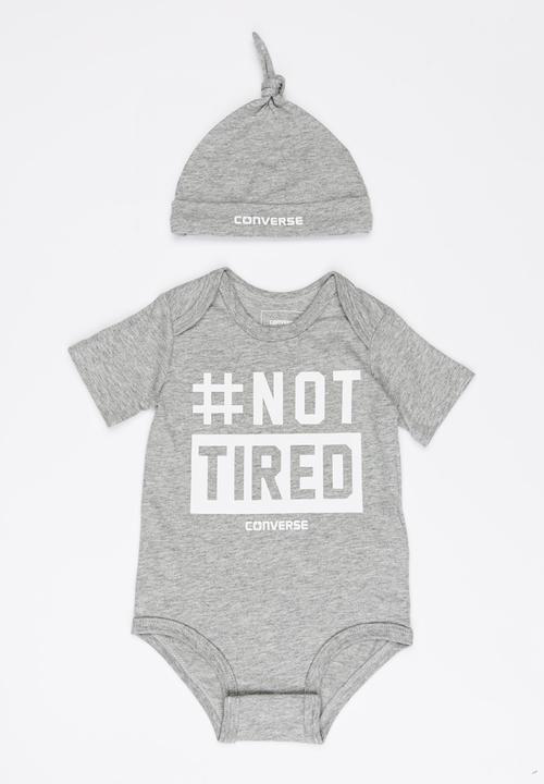 Converse - Converse Nottired Creeper Hat Set Dark Grey