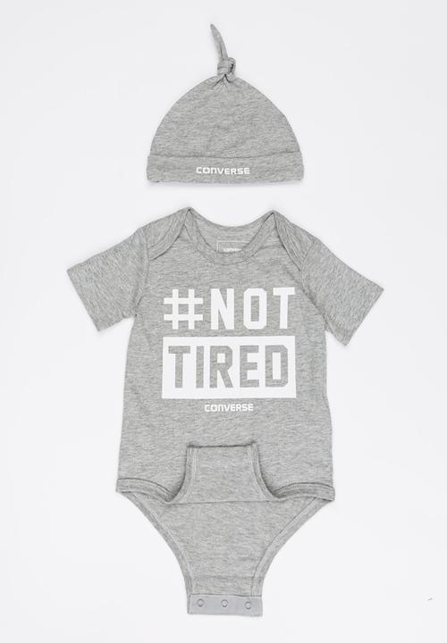 Converse - Converse Nottired Creeper Hat Set Dark Grey