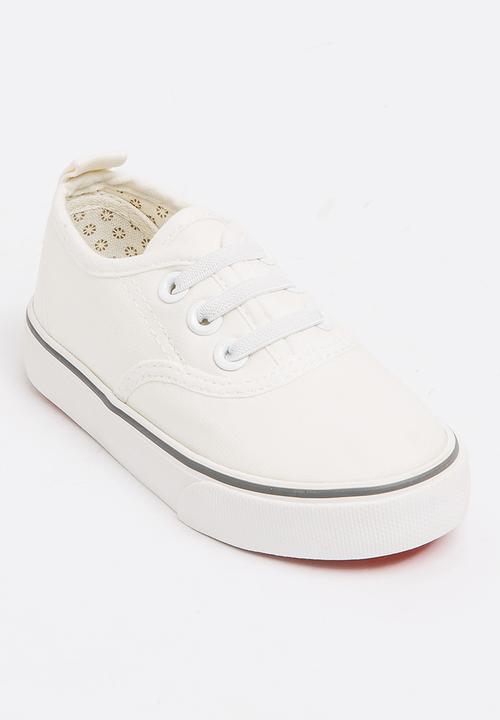 Pop Candy - Girls Canvas Sneaker White