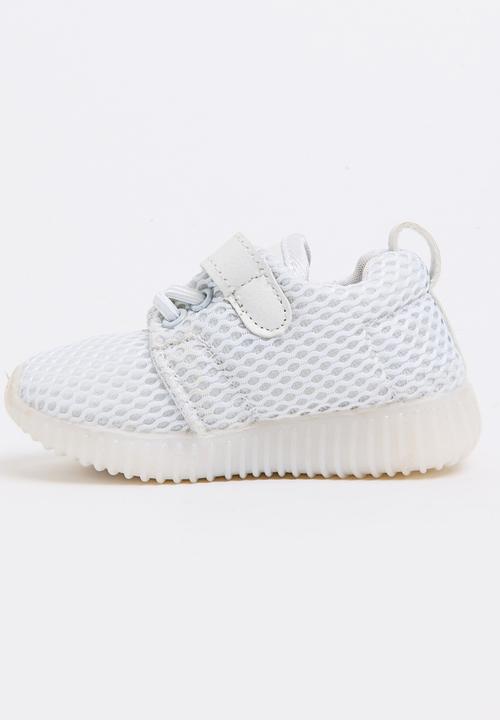 Pop Candy - Girls Light Up Sneaker White