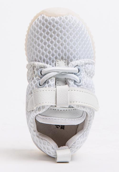 Pop Candy - Girls Light Up Sneaker White