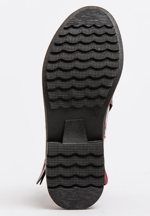 Pop Candy - Girls Ankle Boot Burgundy