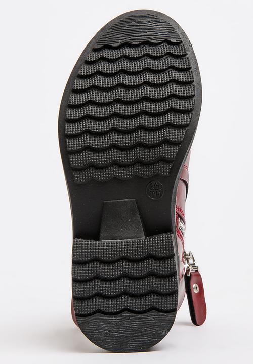 Pop Candy - Girls Ankle Boot Burgundy