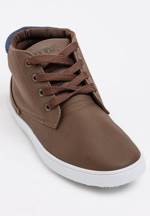 SOVIET - Liverpool Hi Cut Boots Brown