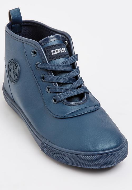 SOVIET - Callista Hi Cut Sneaker Mono Navy