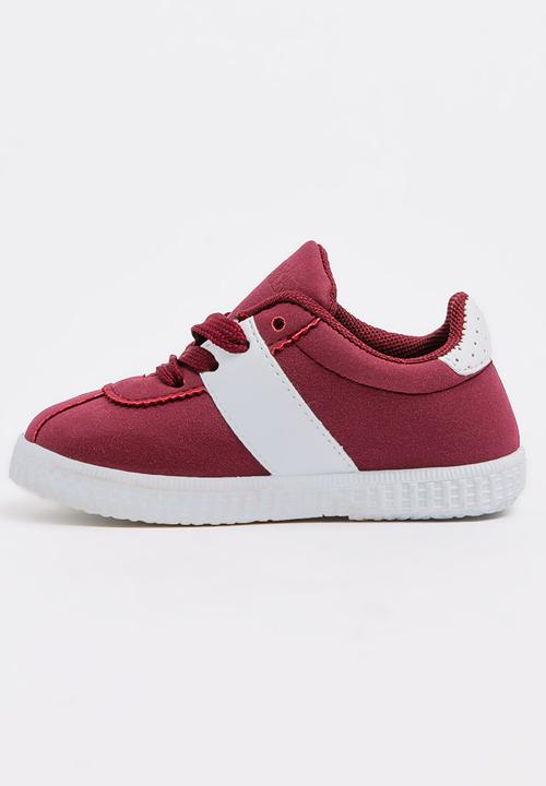 SOVIET - Platini Low Cut Sneaker Burgundy