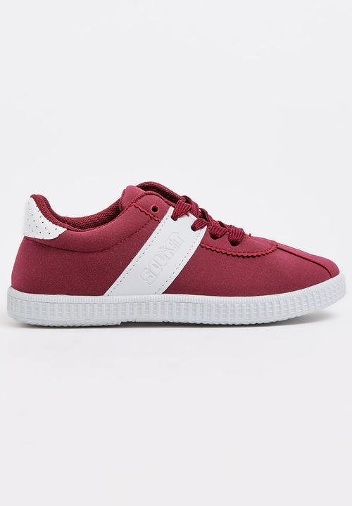 SOVIET - Platini Low Cut Sneaker Burgundy
