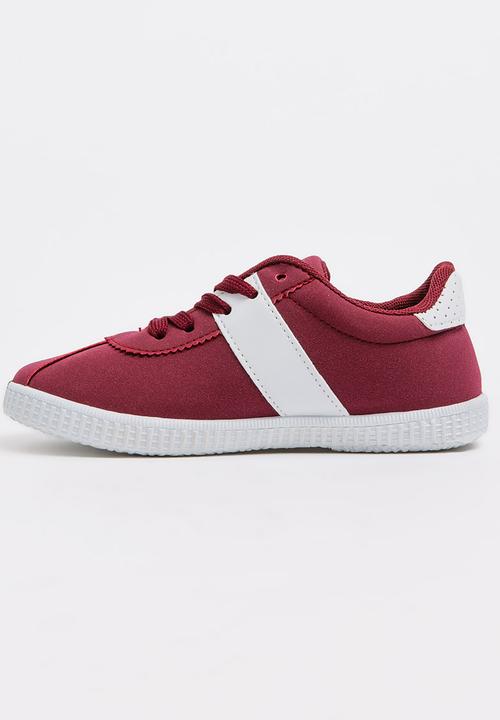 SOVIET - Platini Low Cut Sneaker Burgundy