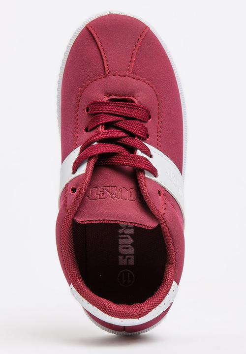 SOVIET - Platini Low Cut Sneaker Burgundy