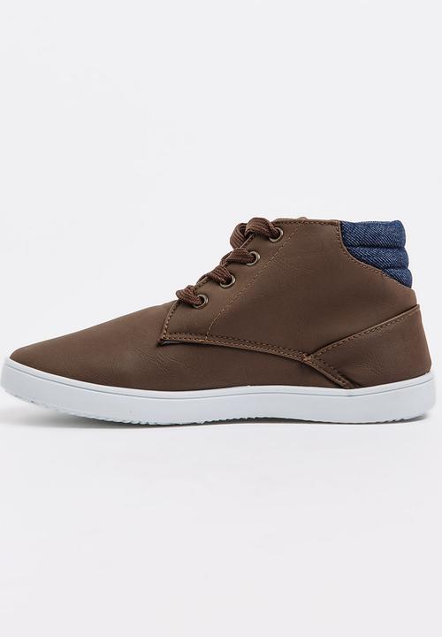 SOVIET - Liverpool Hi Cut Boots Brown