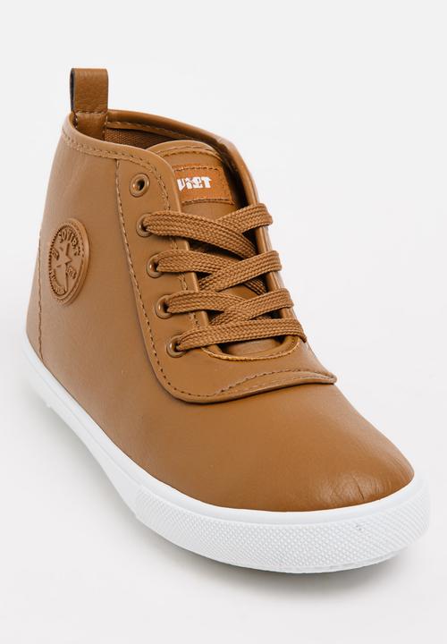SOVIET - Callista Hi Cut Sneaker Tan