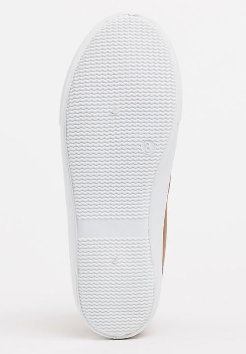 SOVIET - Callista Hi Cut Sneaker Tan