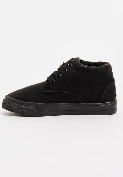 SOVIET - Clyde High Cut Sneaker Mono Black