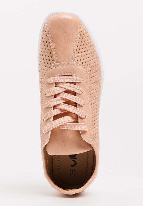 Moda Scapa - Laser-cut Sneakers Pale Pink