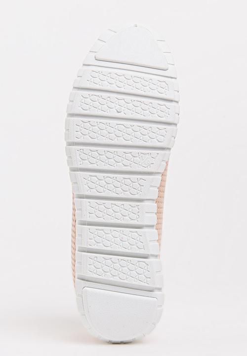 Moda Scapa - Laser-cut Sneakers Pale Pink