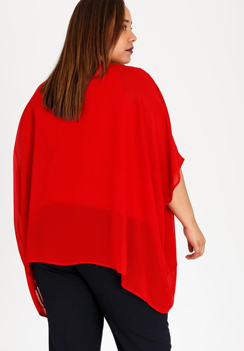 Polkadot - Butterfly Top Red