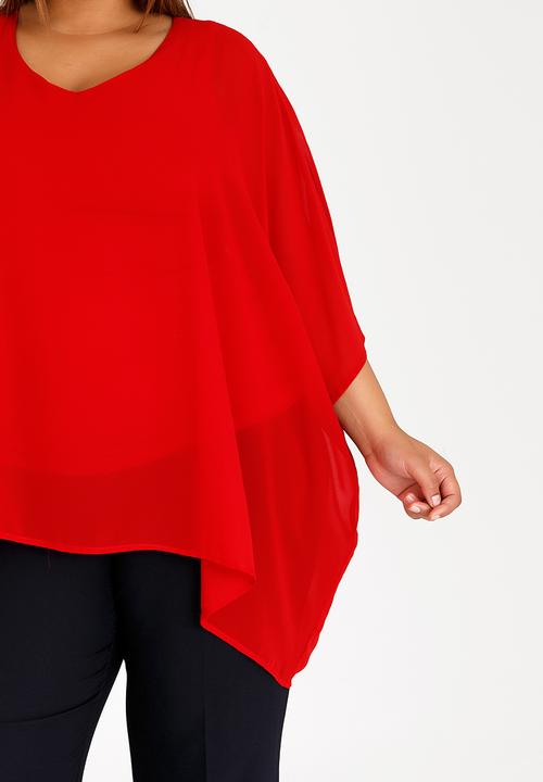 Polkadot - Butterfly Top Red