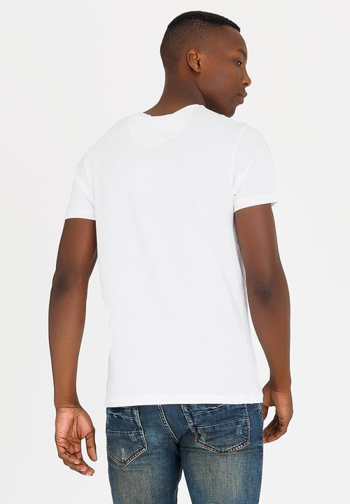 Brave Soul - Arkham Plain Chest Pocket Tee White