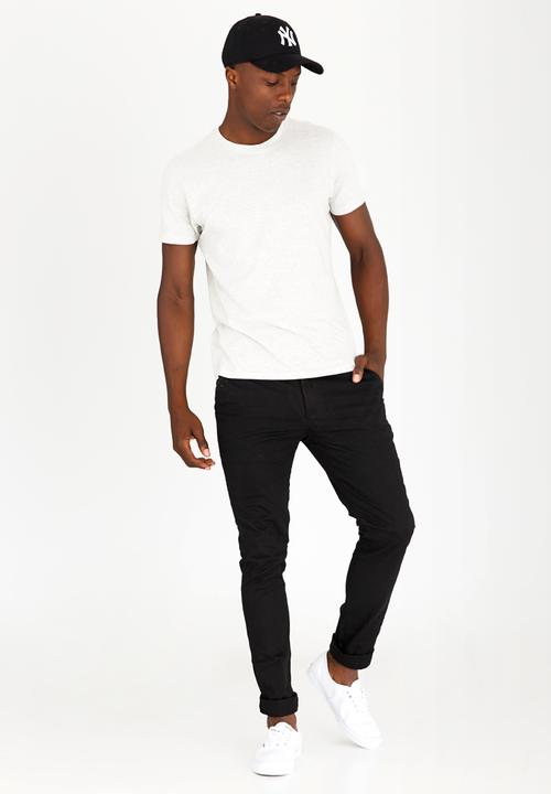 Brave Soul - Grail Basic Cotton Tee Pale Grey