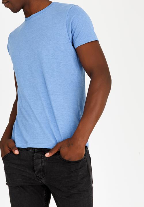 Brave Soul - Grail Basic Cotton Tee Blue