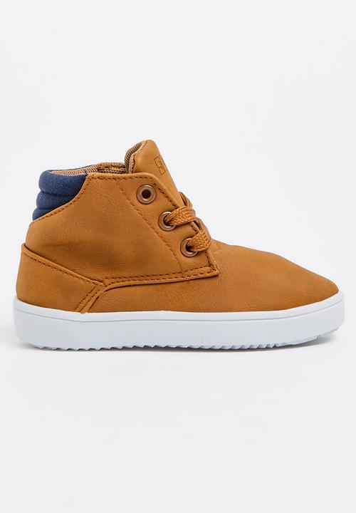 SOVIET - Liverpool Hi Cut Boots Tan