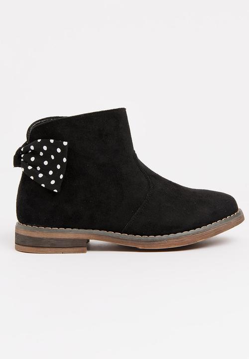 Pop Candy - Girls Ankle Boot Black
