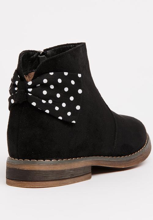 Pop Candy - Girls Ankle Boot Black