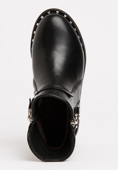 Pop Candy - Girls Ankle Boot Black