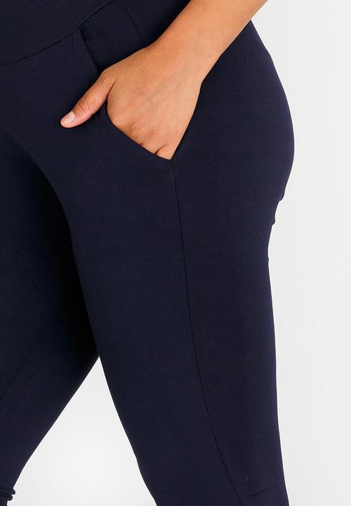 Cherry Melon - Basic Stretch Joggers Navy