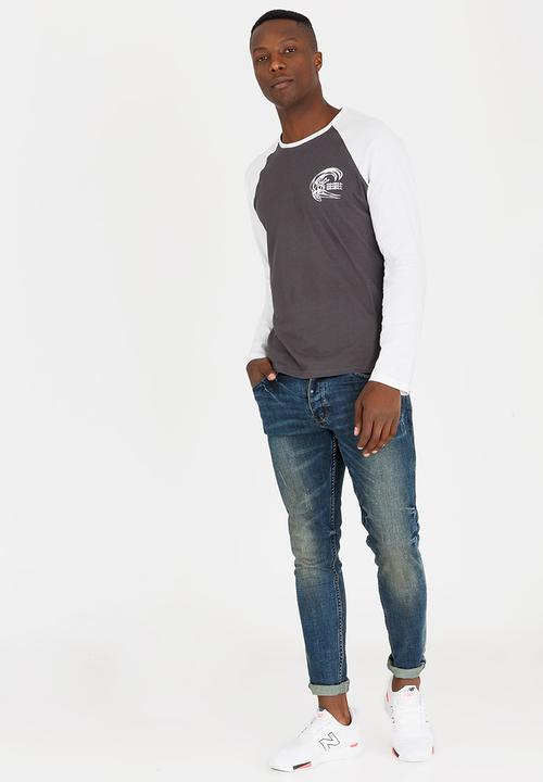 O'Neill - Spike Raglan Cotton Tee Grey