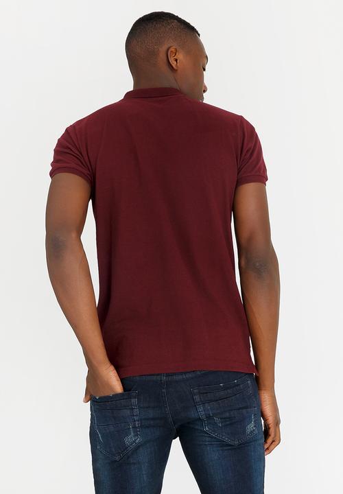 Brave Soul - Fyodor Cotton Golfer Burgundy