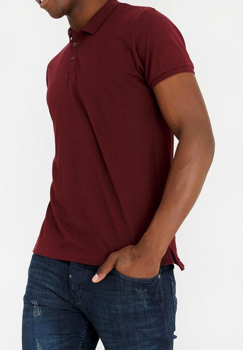 Brave Soul - Fyodor Cotton Golfer Burgundy