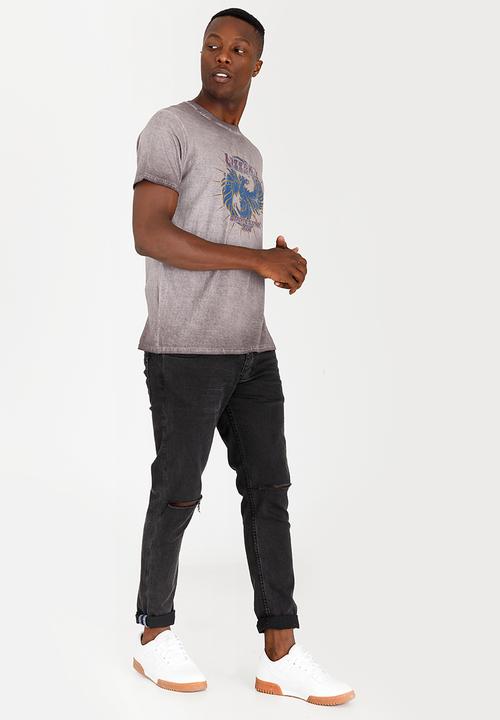 Lizzard - Ivan Cotton Tee Charcoal