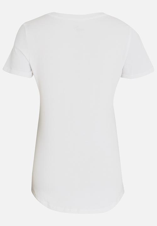 PUMA - Style ESS Logo Tee White