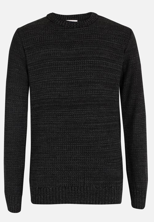 Rebel Republic - Marled Long Sleeve Jersey Black