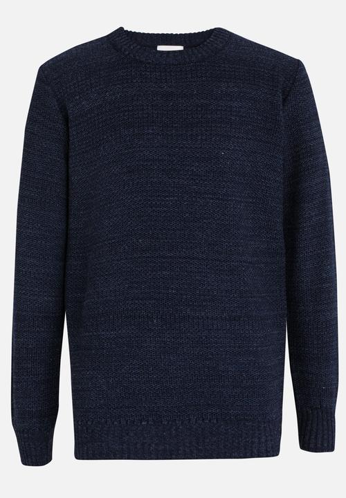 Rebel Republic - Marled Long Sleeve Jersey Navy