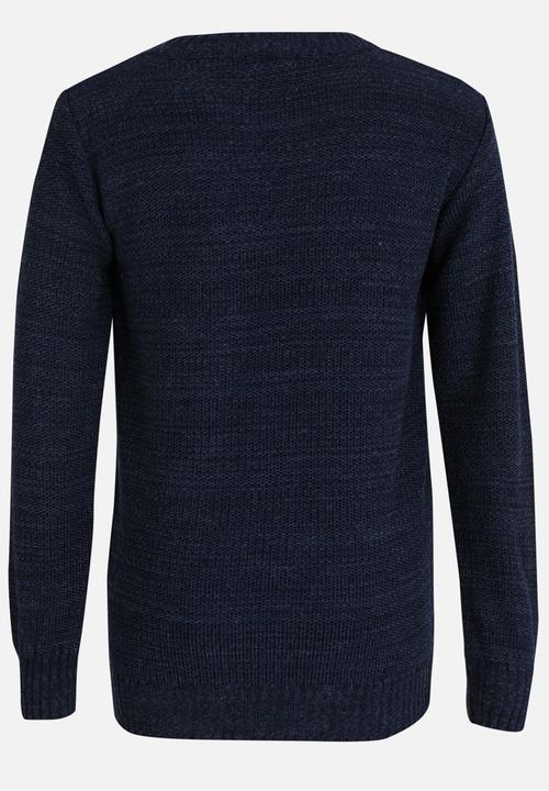 Rebel Republic - Marled Long Sleeve Jersey Navy