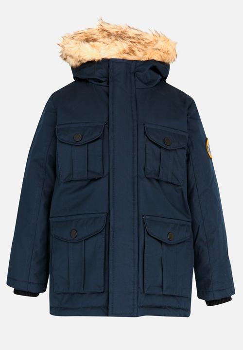 Brave Soul - Boys Parker Jacket Navy