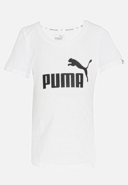 PUMA - Style ESS Logo Tee White