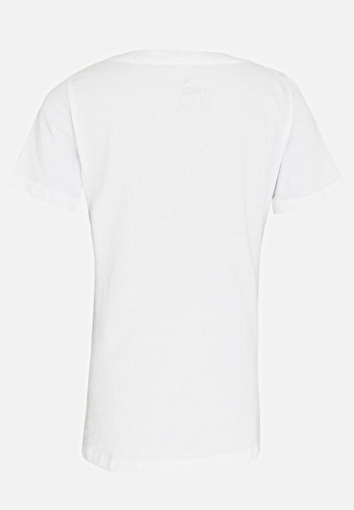PUMA - Style ESS Logo Tee White