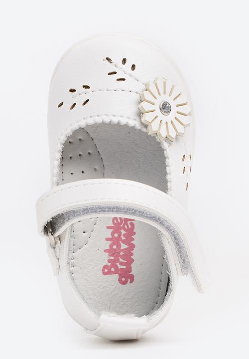 Bubblegummers - Velcro Strap Sandals White