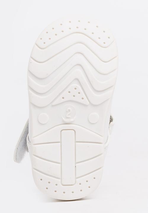 Bubblegummers - Velcro Strap Sandals White