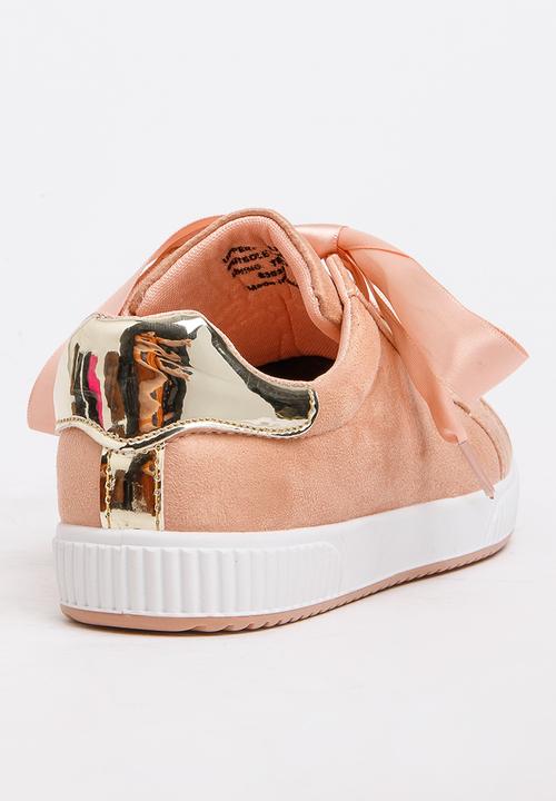Jumbo - Satin Lace Sneaker Mid Pink