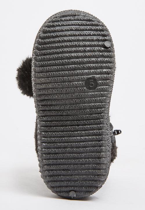 Jumbo - Faux Fur Boot Black
