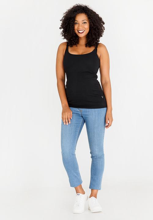 Cherry Melon - Basic Feeding Cami Black