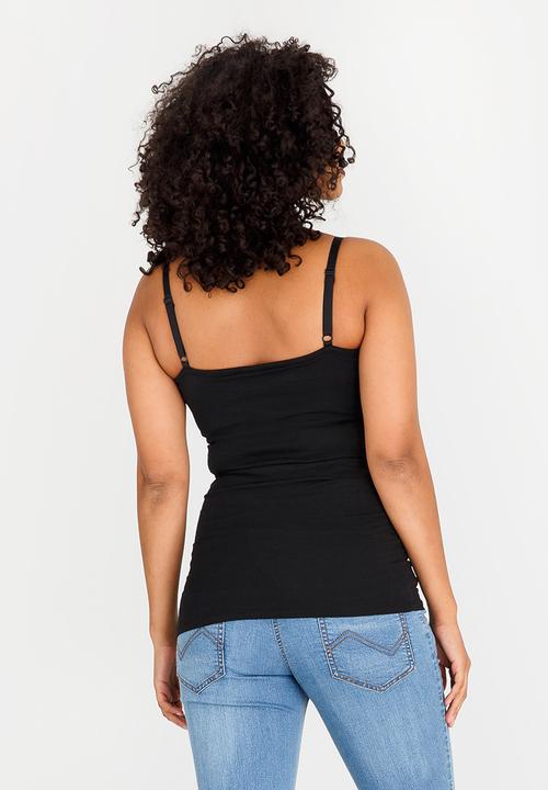 Cherry Melon - Basic Feeding Cami Black