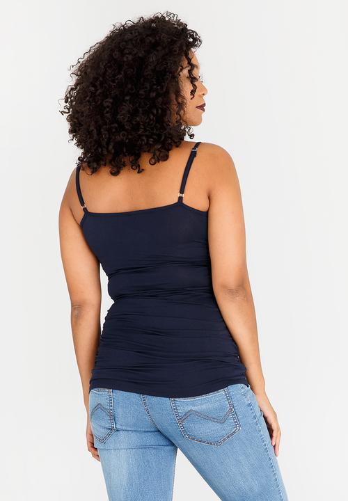 Cherry Melon - Basic Cami with Side Detail Navy