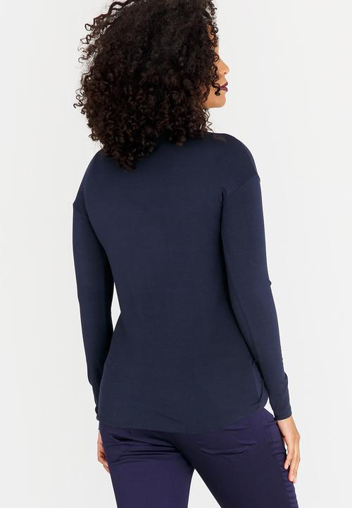 Cherry Melon - Basic Overlay Feeding Top Navy