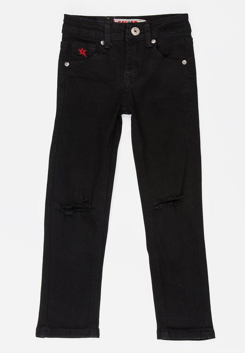 SOVIET - Stanley  Denim Jeans Black
